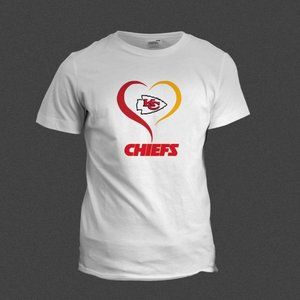 NFL Heart Favorite NFL Foot Ball Team Sport T-Shirt Your Favorite Team